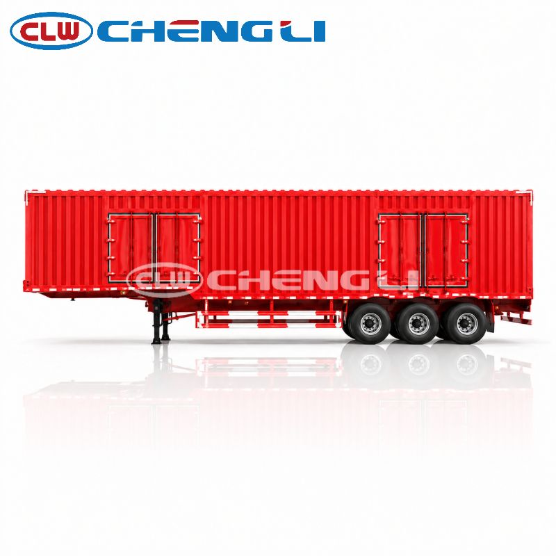3 Axle Box Semi Trailer 5