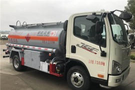 4X2 Jiefang 4-5 Tons Refueling Truck With Fuel Dispenser