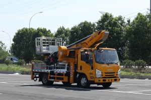 ISUZU 33 meters aerial work platform, 33m high altitude operation vehicle