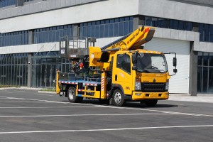 Sinotruk HOWO 33 meters overhead working truck, 33m aerial platform truck