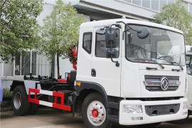 Dongfeng D9  12m³ hook arm garbage truck