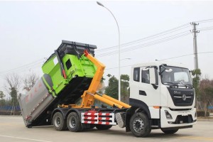 Dongfeng 6x4 25T  hook arm garbage vehicle