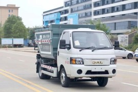 JAC pure electric high-level dump garbage truck