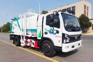 Dongfeng F7 12 ton diesel/electric hybrid power kitchen waste truck