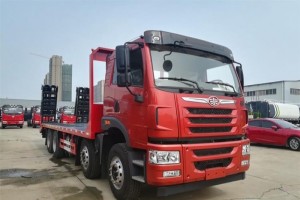 Jiefang 8X4 flatbed trailer vehicle