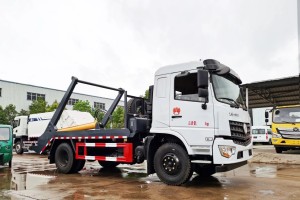 Dongfeng D3 4X2 swing arm garbage truck