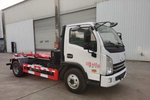 SAIC Yuejin 4X2 Hook arm Garbage Truck