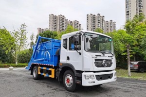 4X2 Dongfeng D9 swing arm garbage truck