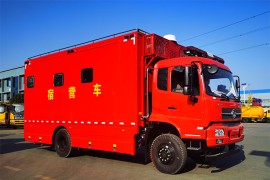 Dongfeng Tianjin 4X2 12 person wilderness camping vehicle