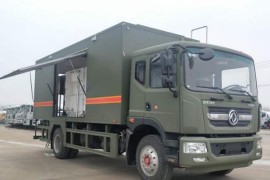 Dongfeng D9 4X2 mobile water purification truck