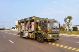 4X2 Dongfeng Tianjin filed water purification truck