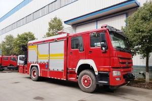 Sinotruk Sitrak 4X2 emergency rescue fire truck