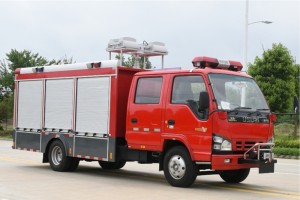 Isuzu 600P equipment fire truck