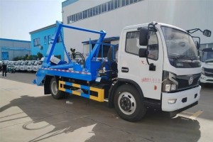 Dongfeng F7 8-ton swing arm garbage truck