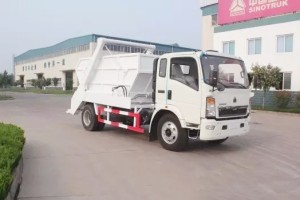 Sinotruk Howo 4X2 swing arm garbage truck