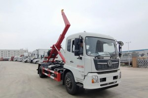 Dongfeng Tianjin 4X2 Hook arm Garbage Truck