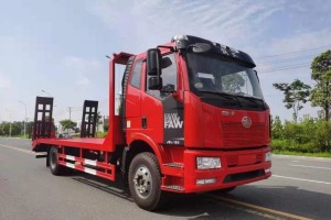 Jiefang J6L 4X2 flatbed transport vehicle