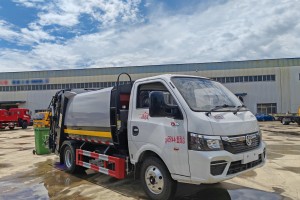 Dongfeng Tuxiaowei air brake compressed garbage truck