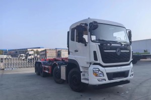 Dongfeng Tianlong 8X4 hook arm garbage truck 