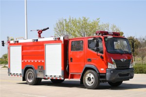 Foton 4X2 6-ton water tank fire truck