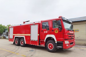 Sinotruk HOWO 6X4 16-ton foam fire truck 
